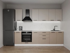 Кухонный гарнитур Каппучино 2800 (Стол. 26мм) в Серове - serov.ok-mebel.com | фото