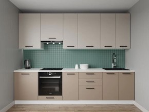 Кухонный гарнитур Каппучино 3000 h950 (Стол. 26мм) в Серове - serov.ok-mebel.com | фото