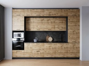 Кухонный гарнитур Крафт 3400 (Стол. 26мм) в Серове - serov.ok-mebel.com | фото