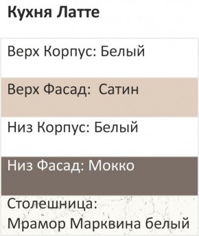 Кухонный гарнитур Латте 2000 (Стол. 38мм) в Серове - serov.ok-mebel.com | фото 3