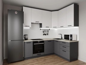 Кухонный гарнитур Меренга 2200*1600 h950 (Стол. 38мм) в Серове - serov.ok-mebel.com | фото