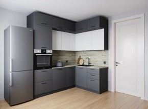 Кухонный гарнитур Меренга 2200*1700 (Стол. 26мм) в Серове - serov.ok-mebel.com | фото
