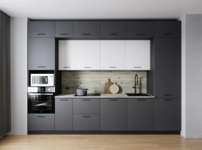 Кухонный гарнитур Меренга 3400 (Стол. 26мм) в Серове - serov.ok-mebel.com | фото