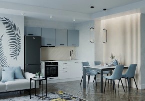 Кухонный гарнитур Ниагара 2550 (Стол. 26мм) в Серове - serov.ok-mebel.com | фото