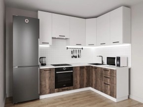 Кухонный гарнитур Старое Дерево 2200*1600 h950 (Стол. 26мм) в Серове - serov.ok-mebel.com | фото