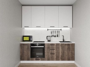 Кухонный гарнитур Старое Дерево 2200 h950 (Стол. 26мм) в Серове - serov.ok-mebel.com | фото