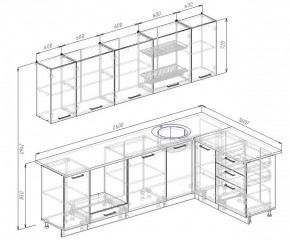 Кухонный гарнитур угловой Демо 2600х1600 (Стол. 26мм) в Серове - serov.ok-mebel.com | фото 2