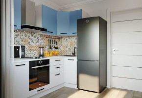 Кухонный гарнитур угловой Капри 2200х1000 (Стол. 38мм) в Серове - serov.ok-mebel.com | фото