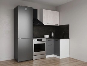Кухонный гарнитур угловой Санторини 1000*1000 (Стол. 38мм) в Серове - serov.ok-mebel.com | фото