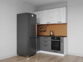 Кухонный гарнитур угловой Санторини 1000*1800 (Стол. 38мм) в Серове - serov.ok-mebel.com | фото