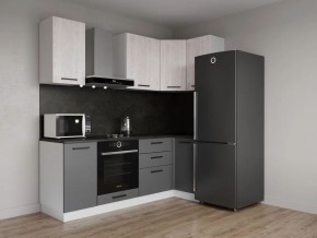 Кухонный гарнитур угловой Санторини 2200*1000 (Стол. 38мм) в Серове - serov.ok-mebel.com | фото