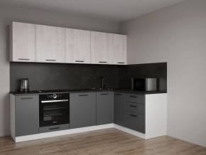 Кухонный гарнитур угловой Санторини 2600*1600 (Стол. 38мм) в Серове - serov.ok-mebel.com | фото