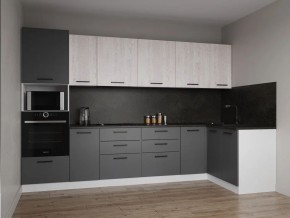 Кухонный гарнитур угловой Санторини 3200*1400 (Стол. 26мм) в Серове - serov.ok-mebel.com | фото