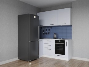 Кухонный гарнитур угловой Смоки 1000*1800 (Стол. 38 мм) в Серове - serov.ok-mebel.com | фото