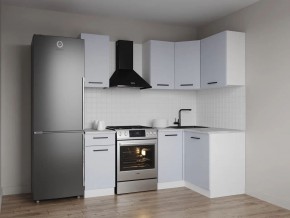 Кухонный гарнитур угловой Смоки 2000*1200 (Стол. 26мм) в Серове - serov.ok-mebel.com | фото