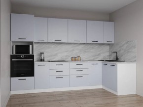 Кухонный гарнитур угловой Смоки 3200*1400 (Стол. 26мм) в Серове - serov.ok-mebel.com | фото