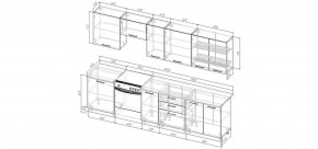 Кухонный гарнитур Умбра 3000 (Стол. 26мм) в Серове - serov.ok-mebel.com | фото 2