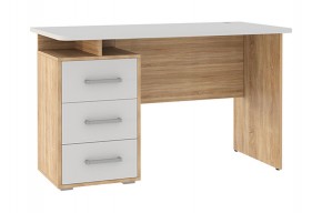 ЛАЙТ 2 Стол компьютерный (1200)  дуб сонома/белый в Серове - serov.ok-mebel.com | фото