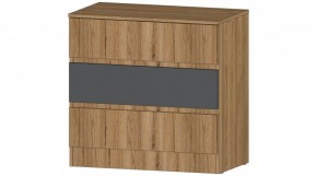 ЛЕНОРА Комод 3 ящика (графит) в Серове - serov.ok-mebel.com | фото