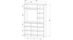 ЛЕНОРА Спальный гарнитур (модульный) кашемир в Серове - serov.ok-mebel.com | фото 9