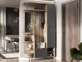 ЛИКА №2 Прихожая ЛДСП (графит/дуб юкон) в Серове - serov.ok-mebel.com | фото