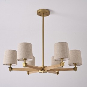 Люстра на штанге Imperiumloft Jorgenson Beige/Light wood STAVRA01 в Серове - serov.ok-mebel.com | фото 3