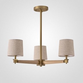 Люстра на штанге Imperiumloft Jorgenson Beige/Light wood STAVRA01 в Серове - serov.ok-mebel.com | фото
