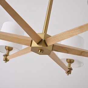 Люстра на штанге Imperiumloft Jorgenson White/Light wood STAVRA01 в Серове - serov.ok-mebel.com | фото 13