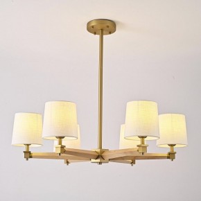 Люстра на штанге Imperiumloft Jorgenson White/Light wood STAVRA01 в Серове - serov.ok-mebel.com | фото 3