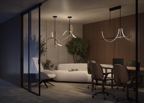 Люстра на штанге Maytoni Wabi MOD428PL-L27BK в Серове - serov.ok-mebel.com | фото 6