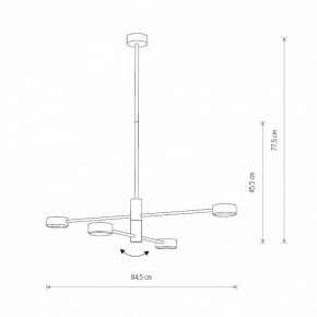 Люстра на штанге Nowodvorski Orbit 7941 в Серове - serov.ok-mebel.com | фото 2