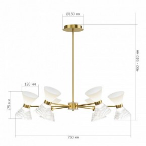 Люстра на штанге ST-Luce SPIRIT SL2004.303.12 в Серове - serov.ok-mebel.com | фото 2