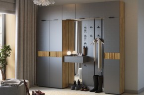 МЕБЕЛЬСОН К33 Прихожая (дуб крафт золотой/белое дерево) в Серове - serov.ok-mebel.com | фото