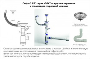 Мойка кухонная ULGRAN U-102 (480) в Серове - serov.ok-mebel.com | фото 4