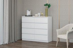 МС "Хилтон" Комод №3 1200 (8 ящ.) белый текстурный в Серове - serov.ok-mebel.com | фото