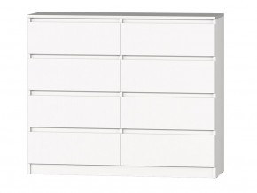 МС "Хилтон" Комод №3 1200 (8 ящ.) белый текстурный в Серове - serov.ok-mebel.com | фото 2