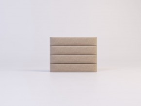 Мягкие панели ПОЛОСЫ ПРЯМЫЕ 15*90 (4 шт.) для спальни в Серове - serov.ok-mebel.com | фото 15