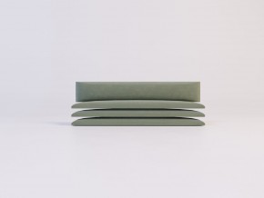 Мягкие панели ПОЛОСЫ ПРЯМЫЕ 15*90 (4 шт.) для спальни в Серове - serov.ok-mebel.com | фото 2