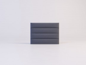 Мягкие панели ПОЛОСЫ ПРЯМЫЕ 15*90 (4 шт.) для спальни в Серове - serov.ok-mebel.com | фото 9