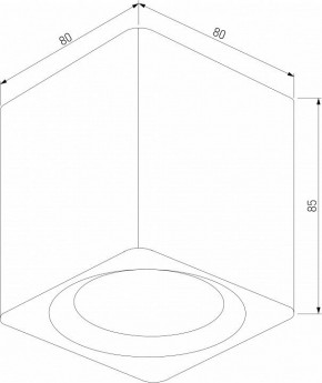 Накладной светильник Elektrostandard Matrix a065283 в Серове - serov.ok-mebel.com | фото 3