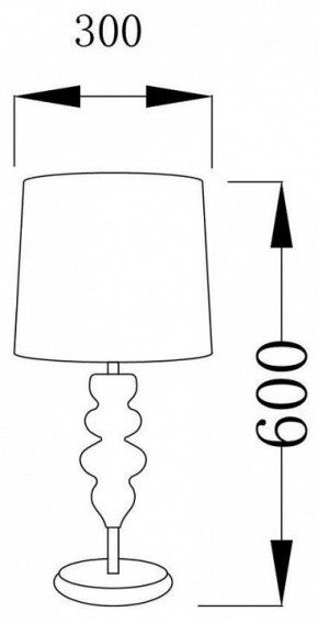 Настольная лампа декоративная Lucia Tucci Bristol 8 BRISTOL T897.1 в Серове - serov.ok-mebel.com | фото 3