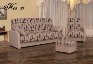 Комплект мягкой мебели НЕО 21М (3+1+ Пуф) в Серове - serov.ok-mebel.com | фото 1