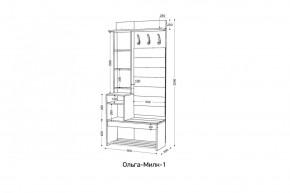 ОЛЬГА-МИЛК Прихожая (модульная) в Серове - serov.ok-mebel.com | фото 2