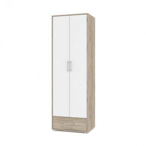 ОЛИВИЯ О22 Шкаф 2-х дверный (дуб серый/белый) в Серове - serov.ok-mebel.com | фото