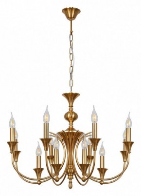 Подвесная люстра Arte Lamp Collinetta A4094LM-12PB в Серове - serov.ok-mebel.com | фото 2