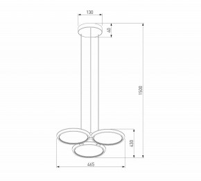 Подвесная люстра Eurosvet Crespella 90034/3 золото в Серове - serov.ok-mebel.com | фото 5