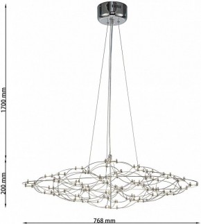Подвесная люстра Favourite Thinner 4305-8P в Серове - serov.ok-mebel.com | фото 5