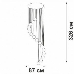 Подвесная люстра Vitaluce V2893 V2893-9/16S в Серове - serov.ok-mebel.com | фото 4