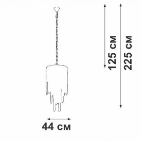 Подвесная люстра Vitaluce V5885 V5885-9/7 в Серове - serov.ok-mebel.com | фото 3
