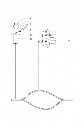 Подвесной светильник Imperiumloft Tape Light TRUDY01 в Серове - serov.ok-mebel.com | фото 4